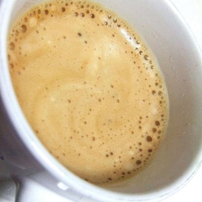 もこもこコーヒーはやっぱりおいしいですね（*^^*）
キャラメルの風味良いですね！